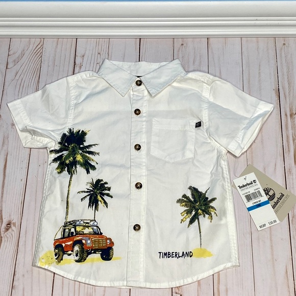 Timberland Button Down Short Set - Picture 3 of 8